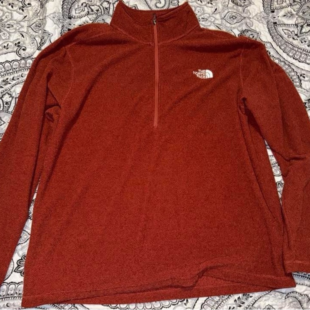 The North Face Men's Red Quarter Zip